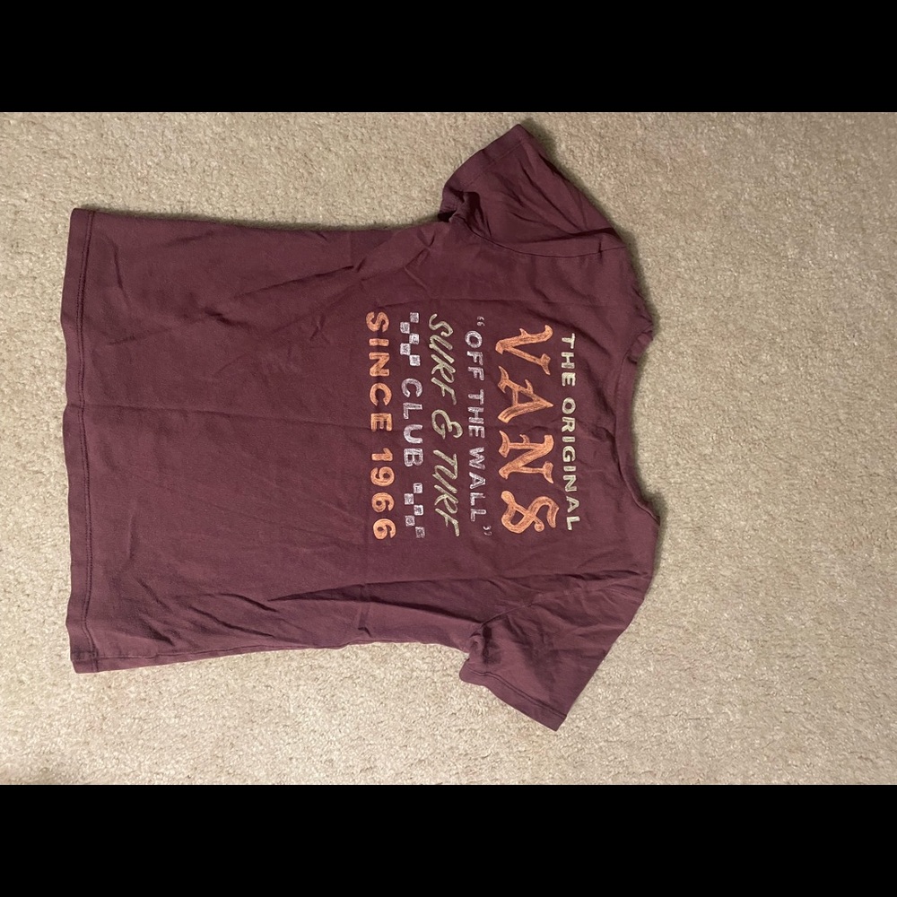 Vans surf and turf t shirt size small womens